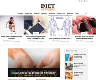 Dietnetwork.top(Dieting Tips and Advices Blog) Screenshot