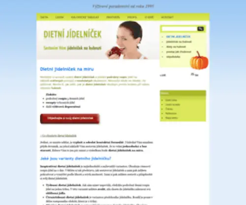 Dietni-Jidelnicek.cz(Dietni Jidelnicek) Screenshot