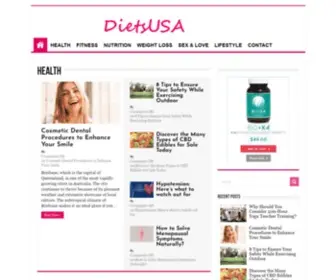 Diets-Usa.com(Diets Magazine USA) Screenshot