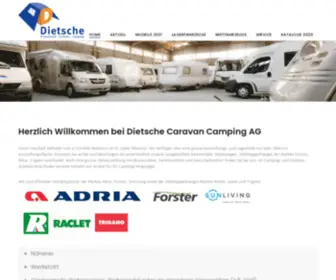 Dietsche-Camping.ch(Dietsche Caravan Camping AG) Screenshot