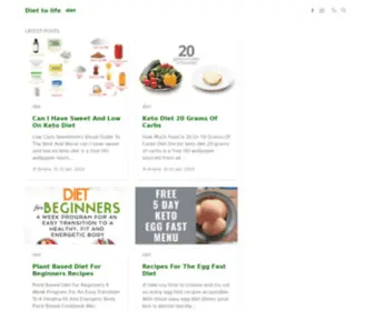 Diettolife.com(Diet to life) Screenshot