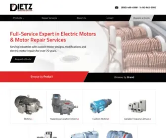 Dietzelectric.com(Dietz Electric Co) Screenshot