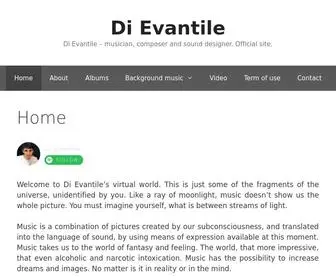Dievantile.com(Di Evantile) Screenshot
