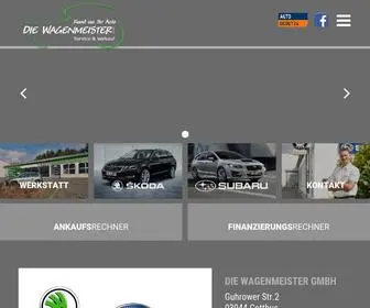 Diewagenmeister.de(Die Marken SKODA und SUBARU finden Sie im Cottbuser Autohaus) Screenshot