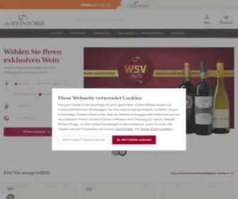 Dieweinboerse.de(Die Weinbörse) Screenshot