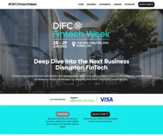 DifcFintechweek.com(DIFC FinTech Week) Screenshot