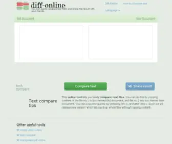 Diff-Online.com(Diff Online) Screenshot