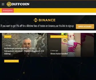 Diffcoin.com(Top 10 Cryptocurrency RSS Feeds) Screenshot