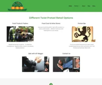 Differenttwistpretzel.com(Different Twist Pretzel Company) Screenshot