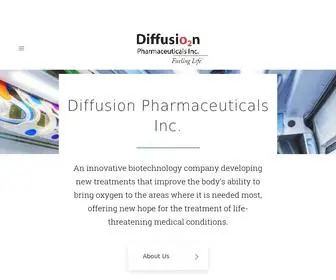 Diffusionpharma.com(Diffusion Pharmaceuticals Inc) Screenshot