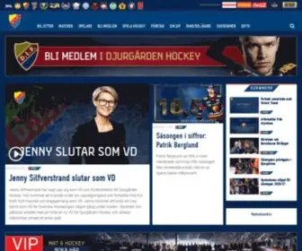 Difhockey.se(Djurgården Hockey) Screenshot