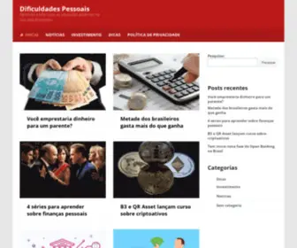 Dificuldadespessoais.online(Dificuldades Pessoais) Screenshot