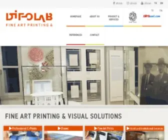 Difolab.com(Fine Art Printing & Visual Solutions) Screenshot