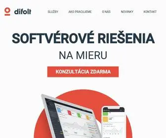 Difolt.sk(Softvérové riešenia na mieru) Screenshot
