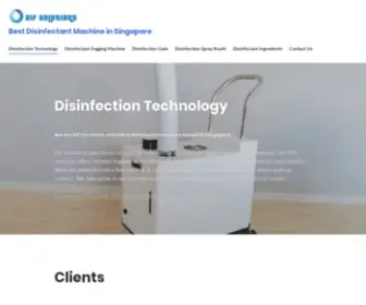 Difsolutions.sg(Best Disinfectant Machine in Singapore) Screenshot