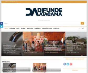 Difundeatacama.cl(Difunde Atacama) Screenshot