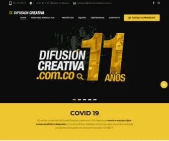 Difusioncreativa.com.co(Difusión creativa) Screenshot