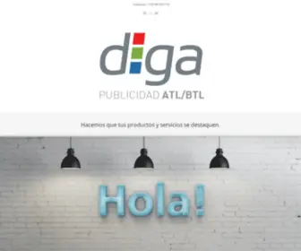 Diga.com.py(PUBLICIDAD ATL/BTL) Screenshot