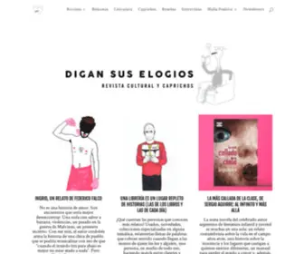 Digansuselogios.com(Digan sus elogios) Screenshot