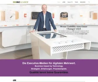 Digbiz-Leader.media(Das Medienportal für digitale Business) Screenshot