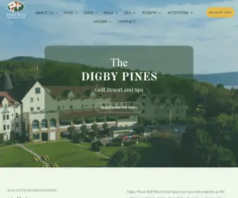 Digbypines.ca(Digby Pines Golf Resort & Spa) Screenshot