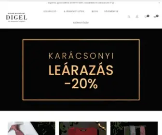 DigelStorebudapest.hu(DIGEL Store Budapest) Screenshot
