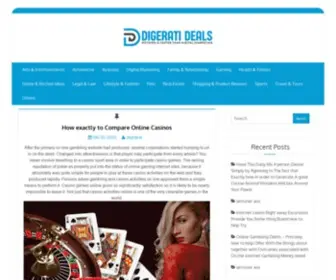 Digeratideals.com(Nothing is faster than digital marketing) Screenshot