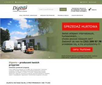 Digesta.com.pl(Producent i hurtownia przypraw) Screenshot