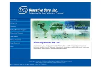 Digestivecare.com(Digestive Care Inc) Screenshot