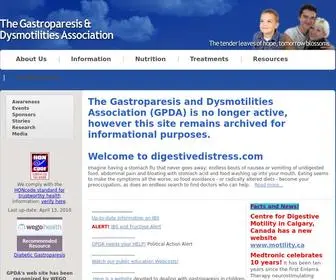 Digestivedistress.com(Digestive Distress) Screenshot
