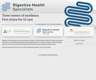 Digestivehs.com(Digestive Health Specialists) Screenshot