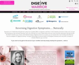 Digestivewarrior.com(Reversing Digestive Symptoms) Screenshot