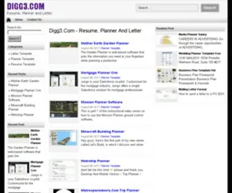 Digg3.com(Digg3 article directory) Screenshot