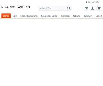 Diggers-Garden.de(Produzent und B2B Shop für Schuhe) Screenshot