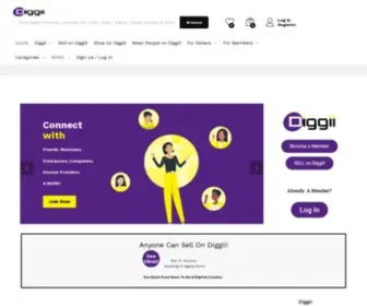 Diggii.com(A Marketplace For Everything Digital) Screenshot