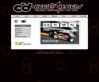 Diggitydesigns.com(Diggity Designs RC) Screenshot