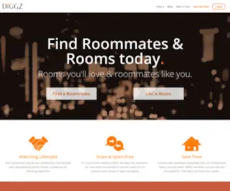 Diggz.co(Roommate Finder) Screenshot