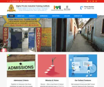 Dighaiti.com(Digha Private Industrial Training Institute) Screenshot