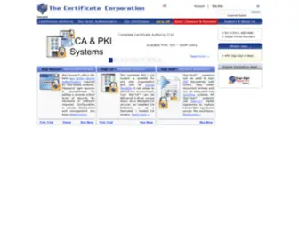 Digi-Sign.com(Digi-Sign, The Certificate Corporation) Screenshot