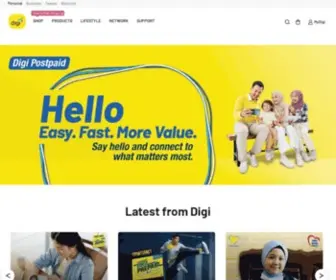 Digi.com.my(Postpaid, Prepaid, 5G Phones & Broadband Plans Malaysia Font Awesome Icons) Screenshot