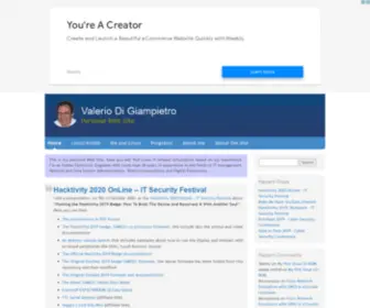 Digiampietro.com(Valerio Di Giampietro) Screenshot