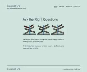 Digiassist.com(Where is digiAssist) Screenshot