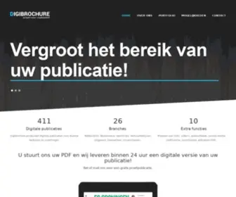 Digibrochure.nl(Je raakt nooit uitgebladerd) Screenshot