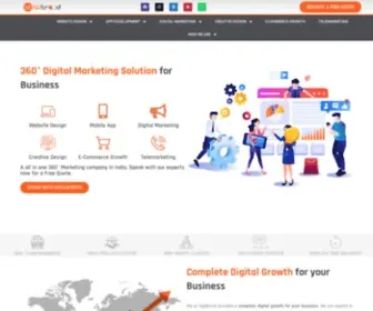 Digibrood.com(360° Digital Marketing Solution For Business) Screenshot