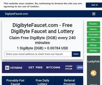 Digibytefaucet.com Screenshot