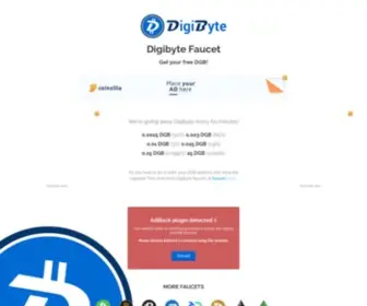 Digibytefaucet.info(Dgb) Screenshot