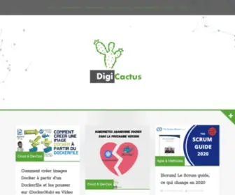 Digicactus.com(Le Blog de l'actualité DevOps) Screenshot