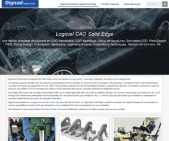 Digicad.fr(Logiciels CAO pour l'industrie) Screenshot