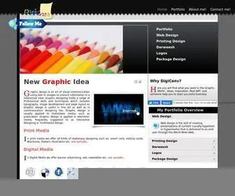 Digicanv.com(Digital Canvas) Screenshot