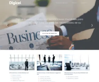 Digicelbusiness.com.sv(Digicel Business) Screenshot